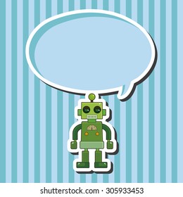 robot theme elements vector,eps