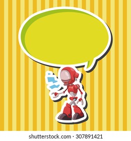 robot theme elements vector,eps