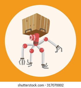 robot theme elements vector,eps