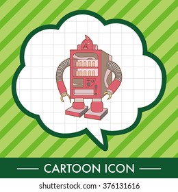 robot theme elements vector,eps
