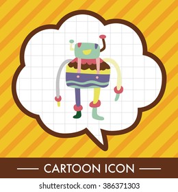 robot theme elements vector,eps