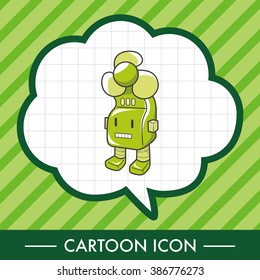 robot theme elements vector,eps