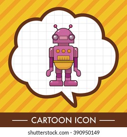 robot theme elements vector,eps