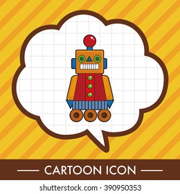 robot theme elements vector,eps