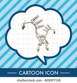 robot theme elements vector,eps