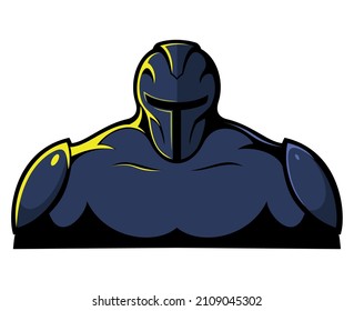 Robot torso image, isolated on white background.
