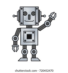 Robot toy cartoon