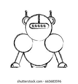 robot toy head