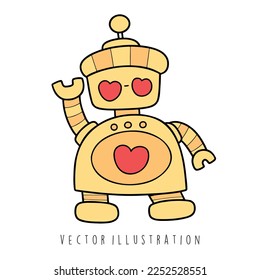 robot toy icon vector illustration 
