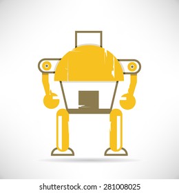 robot toy, retro robot