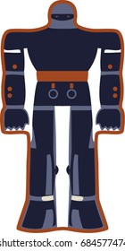 robot toy vector cartoon illustration