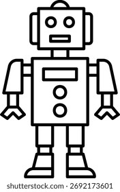Icono de Vector de juguete de robot