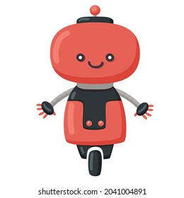 robot toys in various model robot and robot wheel vector illustration