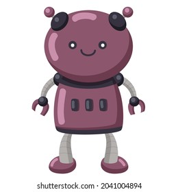 juguetes robots en varios modelos de robot e ilustración del vector de la rueda del robot
