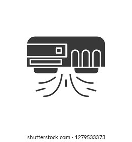 Robot vacuum cleaner icon. Robotics symbol modern, simple, vector, icon for website design, mobile app, ui. Vector Illustration