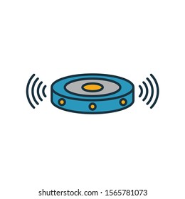 Robot Vacuum Cleaner icon. Simple element from smart home icons collection. Creative Robot Vacuum Cleaner icon ui, ux, apps, software and infographics.