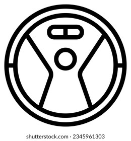 Robot Vacuum Cleaner Icon for web