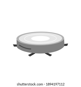 Robot vacuum cleaner icon.Vector illustration isolated on white background