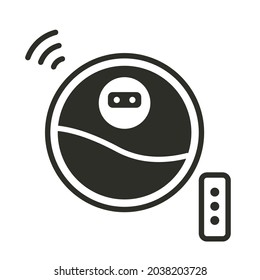 robot vacuum cleaner isolated icon. simple element illustration from smart home concept