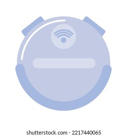 filtro de vacío robot icono de casa inteligente estilo aislado