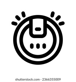 icono de la línea de vacío del robot. icono vector para tu sitio web, móvil, presentación y diseño de logotipo.