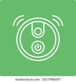 Ícone de vetor de vácuo de robô. Pode ser usado para impressão, aplicativos móveis e da Web.