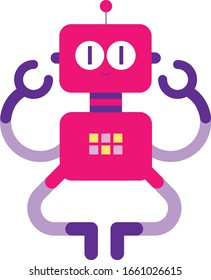 robot vector art in illustater