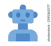 Robot Vector Flat Icon For Personal And Commercial Use.
