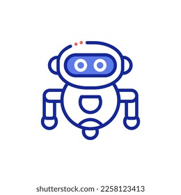 icono gráfico vector de robot