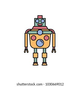 Robot vector icon