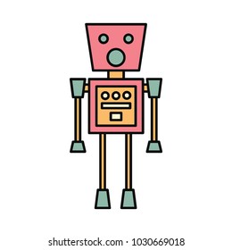 Robot vector icon