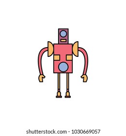 Robot vector icon