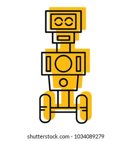 Robot vector icon