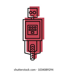Robot vector icon