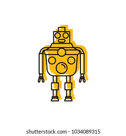Robot vector icon