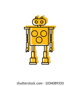 Robot vector icon