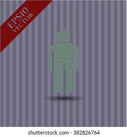 Robot vector icon