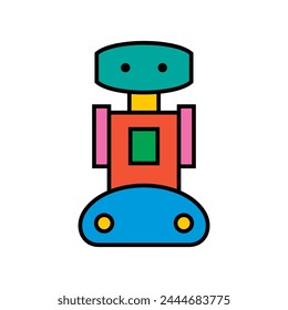 Icono de Vector robot. Icono de bot. Ilustración de tecnología robótica.