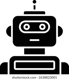 Robot vector icon. Can be used for printing, mobile and web applications.