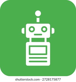 Ilustração de design de ícone de vetor de robô
