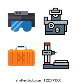 robot vector icon set