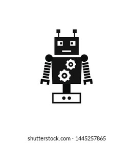 Robot vector icon, technology symbol