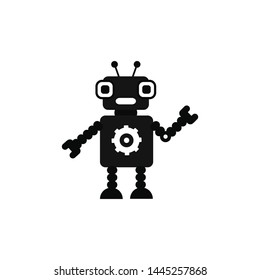 Robot vector icon, technology symbol