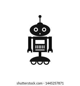 Robot vector icon, technology symbol