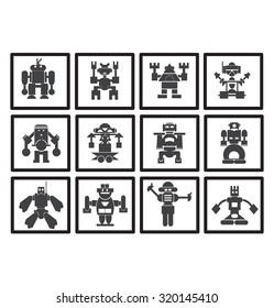 robot Robot, vector, icons, toys, toys, comics, 