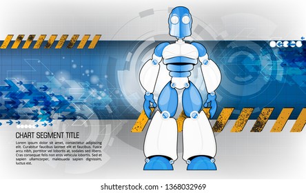 Robot, vector illustration