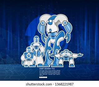Robot, vector illustration