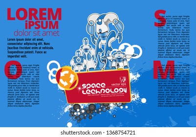 Robot, vector illustration