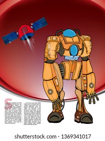Robot, vector illustration