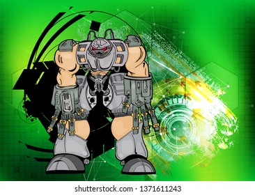 Robot, vector illustration